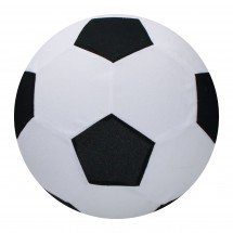 Spielball Soft-Touch, medium - weiß/schwarz